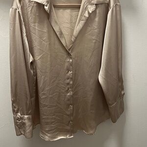Zara Elegant Cream Blouse